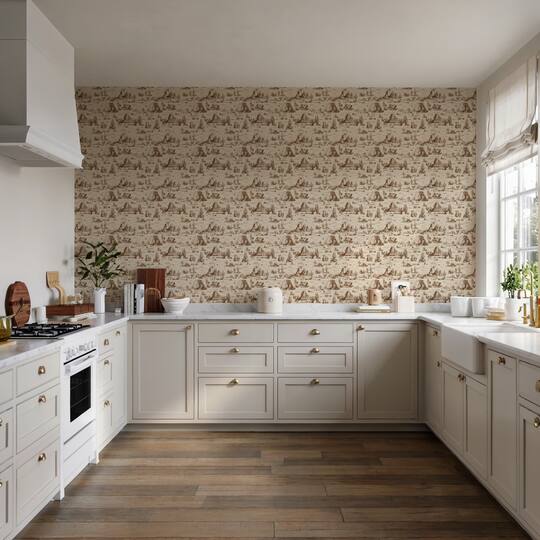 Designs Direct Area 51 Novelty Toile Peel & Stick Wallpaper